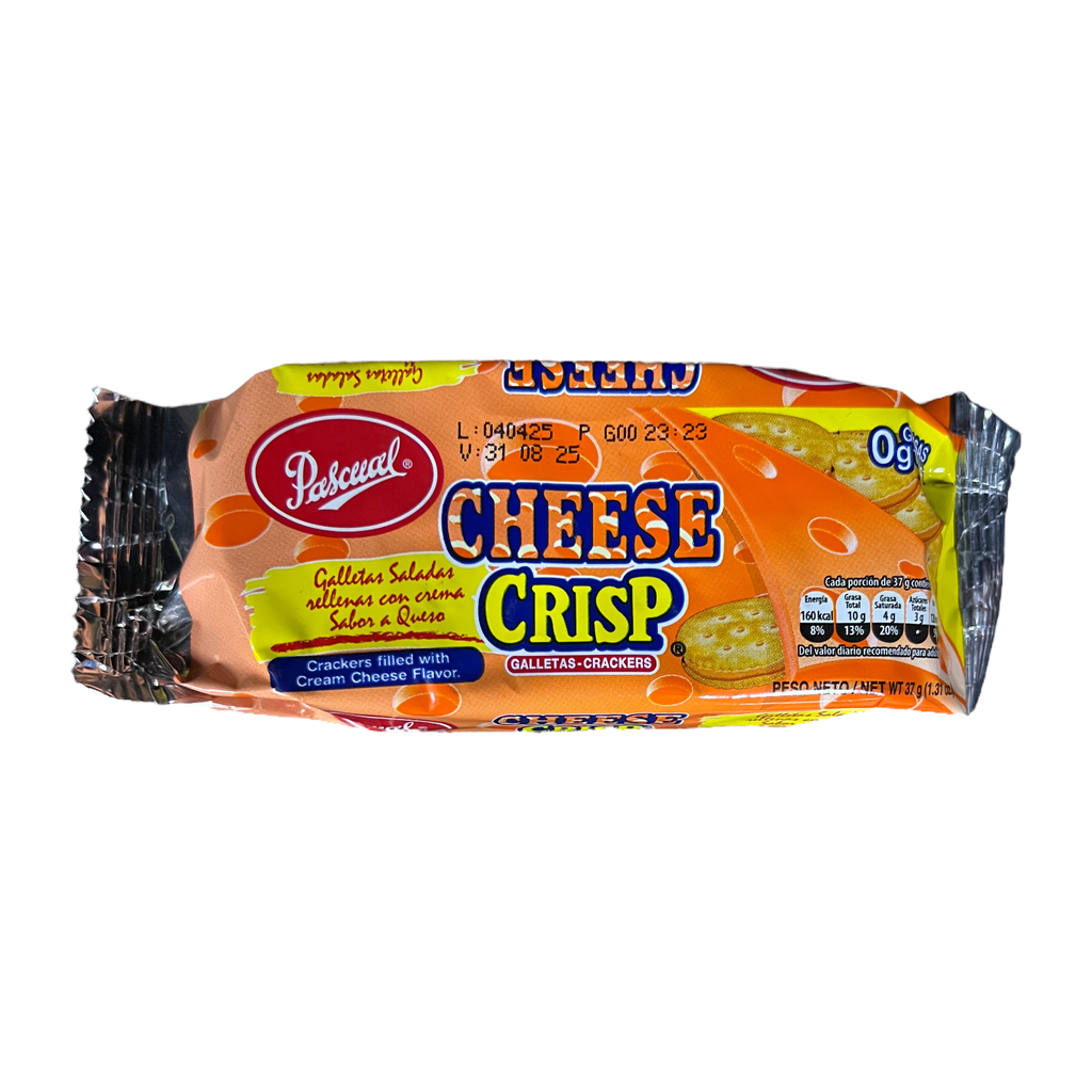 GALLETA PASCUAL CHEESE CRISP AMARILLO 37g UND