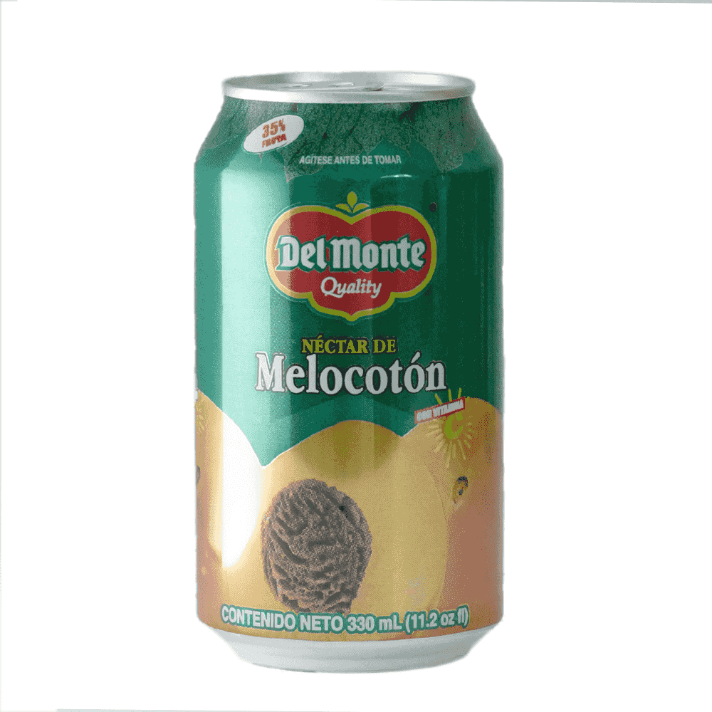 JUGO DEL MONTE LATA DE MELOCOTON 330ML/24 