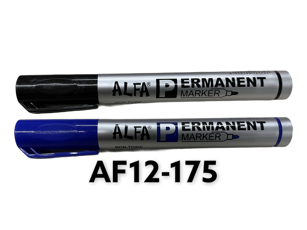 MARCADOR PERMANENTE SUELTO AZUL o NEGRO ALFA