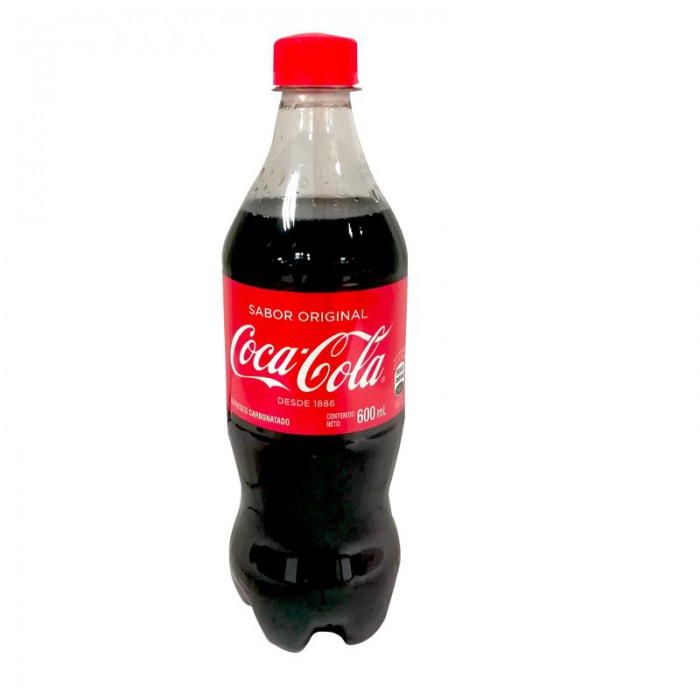 SODA COCA COLA PLASTICO 600ML /12UND