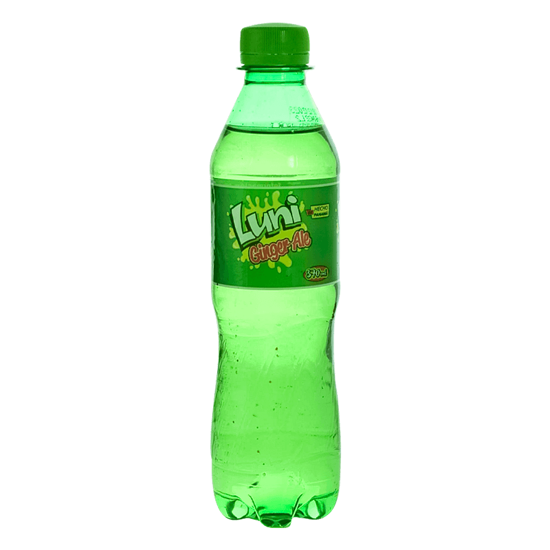 SODA LUNI GINGER ALE PLASTICO 370ML/24