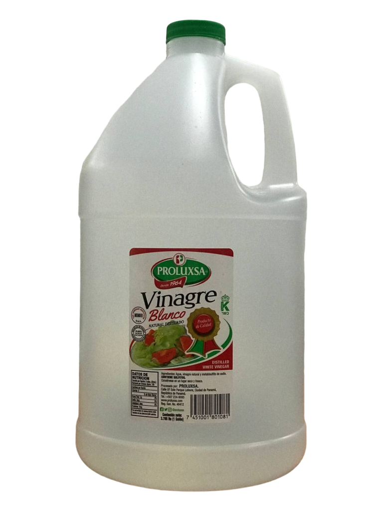 VINAGRE BLANCO PROLUXSA 1GL/4