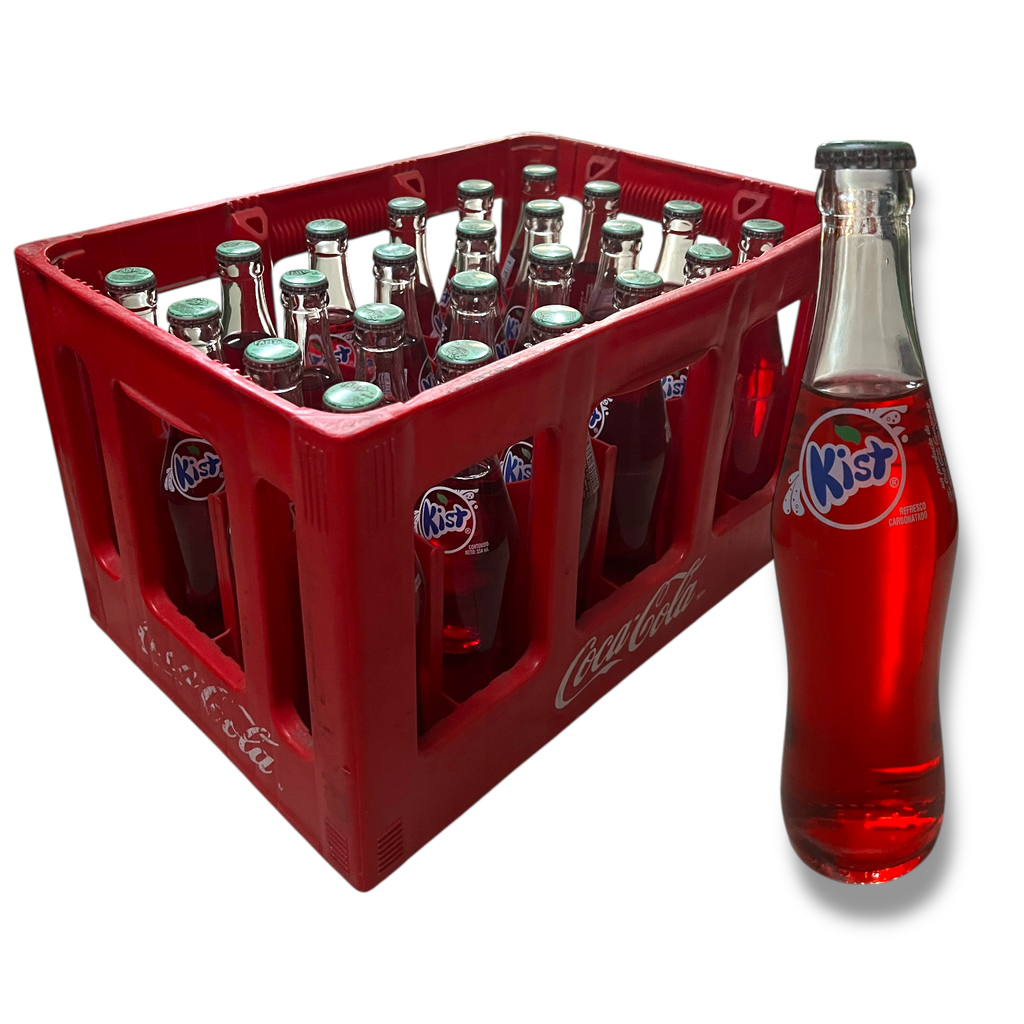 CAJA SODA FANTA FRESA VIDRIO 354ML 24 UNIDADES