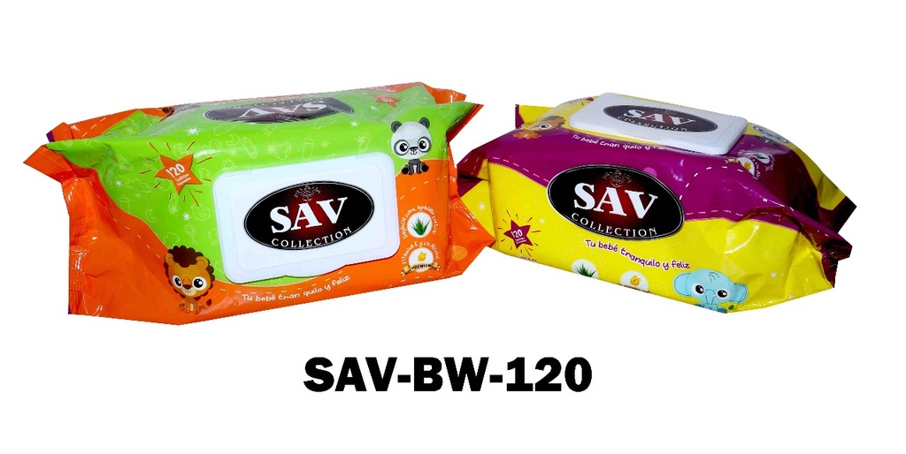 TOALLITAS HUMEDAS 120PZA SAV