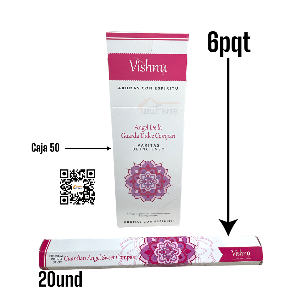 PQT INCIENSO ANGEL DE LA GUARDA DULCE COMPAN SAV