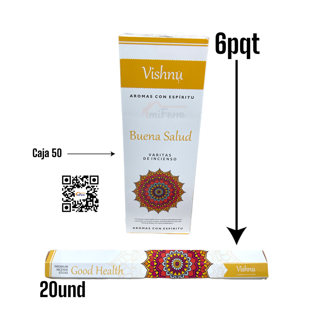 PQT INCIENSO BUENA SALUD Y BUENA SUERTE SAV