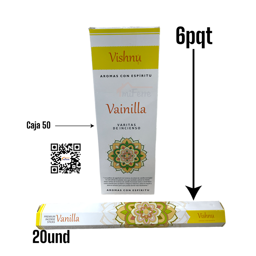 PQT INCIENSO VAINILLA ROSA SAV