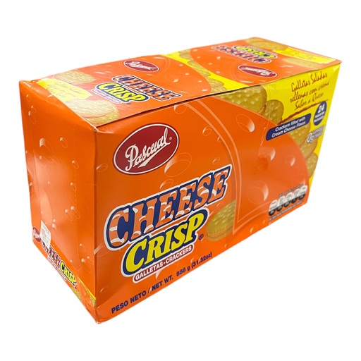 [126] GALLETA PASCUAL CHEESE CRISP AMARILLO 888g/24