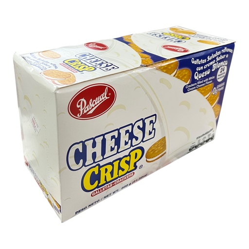 [9910] GALLETA PASCUAL CHEESE CRISP BLANCO 888g/24