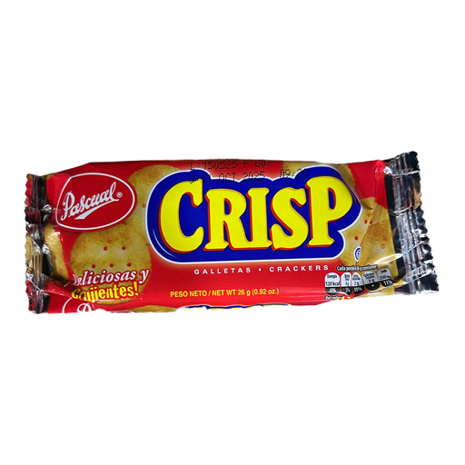 [52577023630] GALLETA PASCUAL CRISP 26g