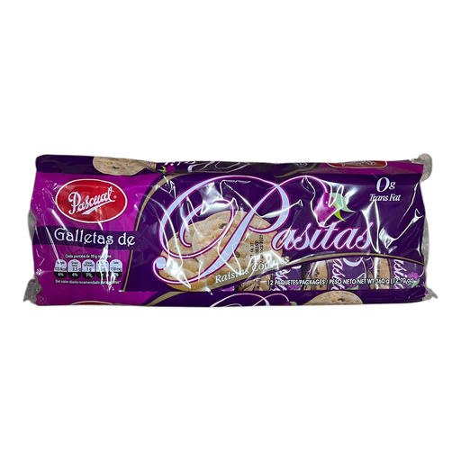 [1840] GALLETA PASCUAL PASITAS 360g/12