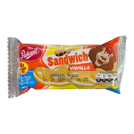 GALLETA PASCUAL VAINILLA 30g UNIDAD