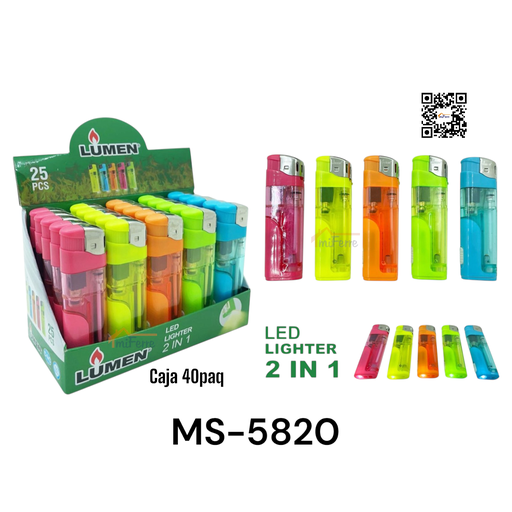 [MS-5820] ENCENDEDOR LUMEN 2 IN 1 