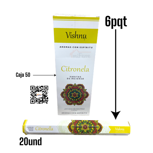 PQT INCIENSO CITRONELA SAV