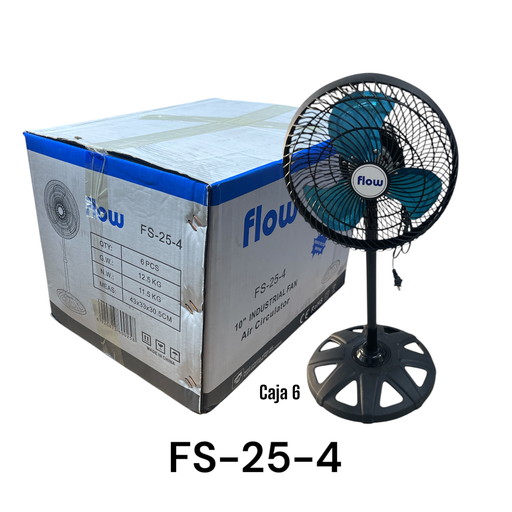 [FS-25A] ABANICO PLASTICO 10" ASPA METAL FLOW